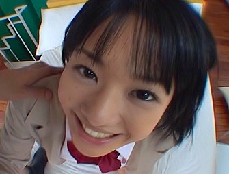 Sora Aoi Japanese schoolgirl is staying after school to ride her guy's cock Video #1