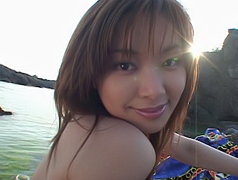 Yua Aida pretty Japanese Teen Shows Off Her Incredible Body At The Beach Video #3